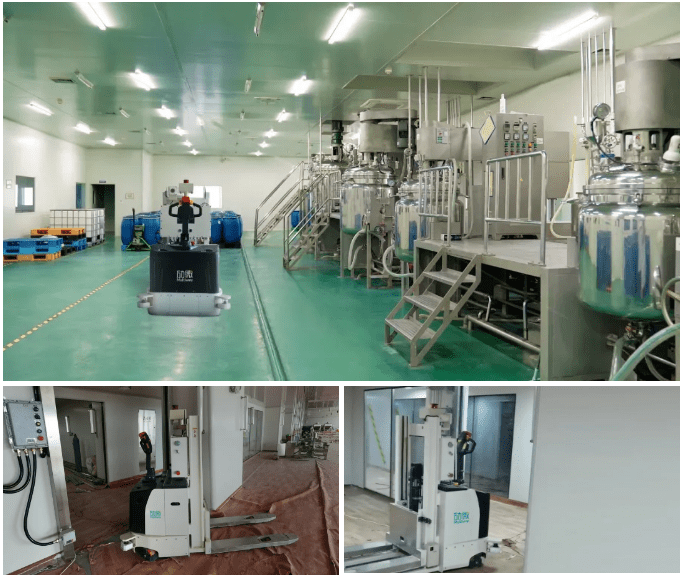 勱微機器人防爆型無人叉車 引領(lǐng)制藥行業(yè)智能化升級